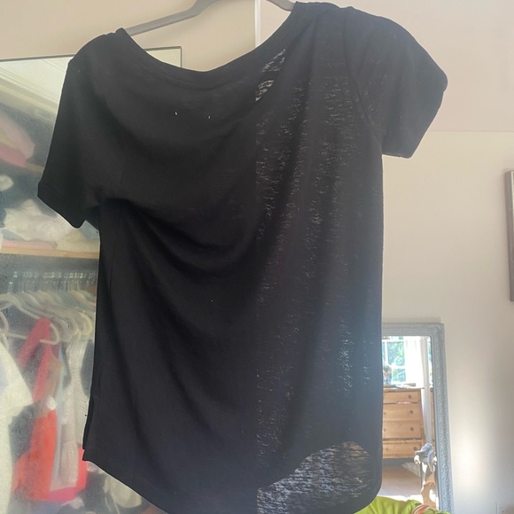 Athleta black tshirt new with tags - Picture 2 of 2